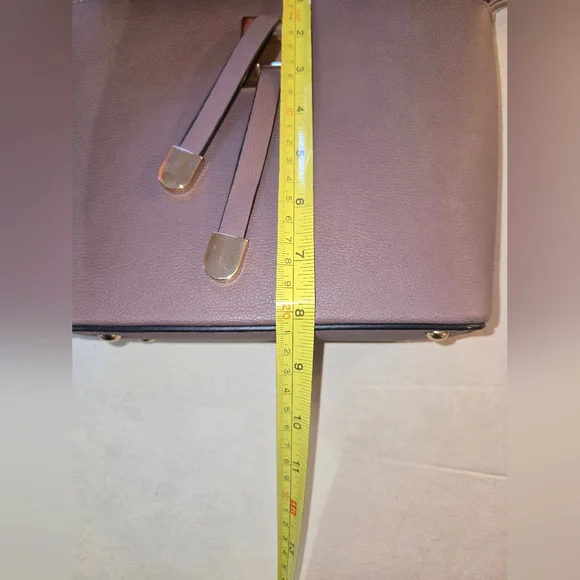 Dusty lavender Crossbody Bag with Gold Accent - Women - Picture 12 of 12